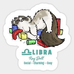 Libra - Simon's Cat Sticker